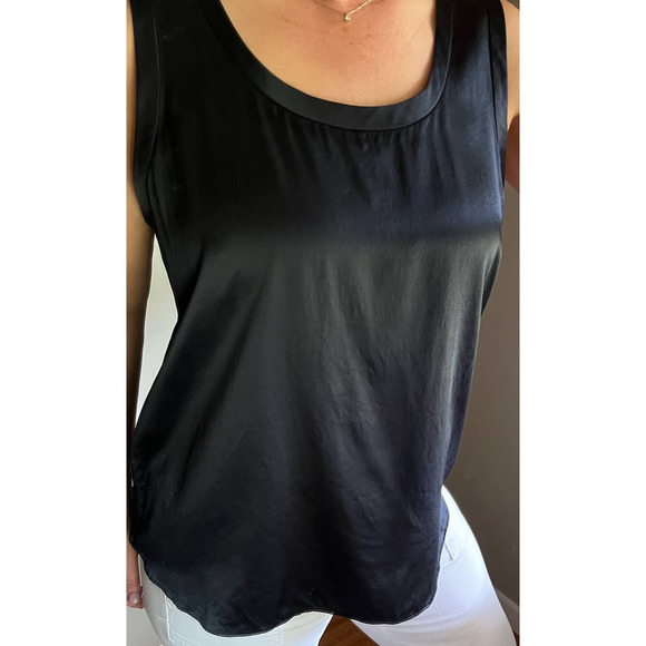 LAFAYETTE 148 New York Perla Luxe Reversible 100% Silk Charmeuse Blouse/… - Picture 10 of 14